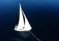 sejlbåd sejle sejlbåd elan 45 impression blå hav
